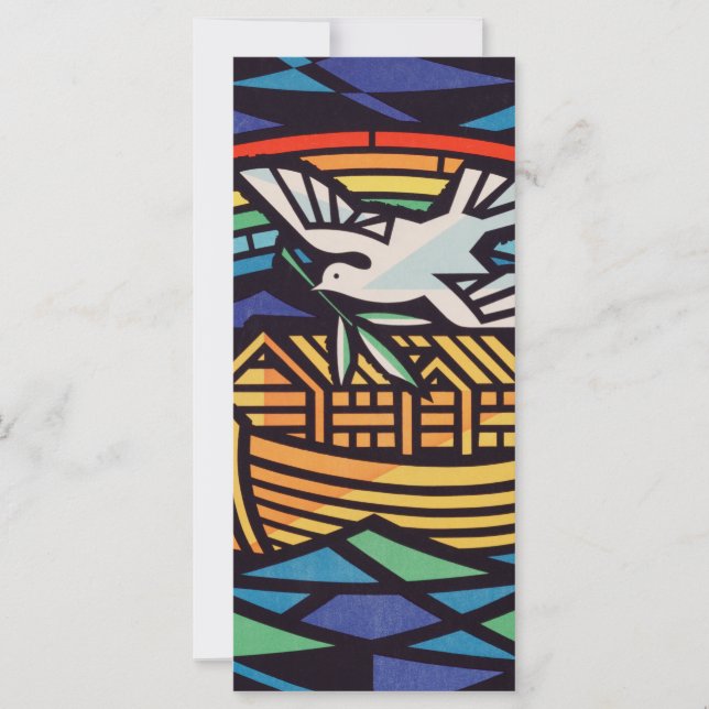 Carte Arche de Noé avec Saint-Esprit (Devant)