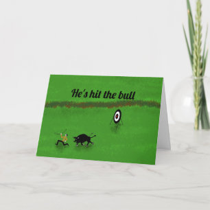 Carte archer frappe le taureau