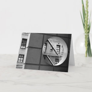 Carte Architecture Circle & Lignes Photo noir et blanc