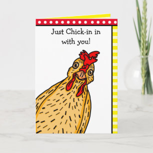 Carte Archiver sur un ami Drôle poulet