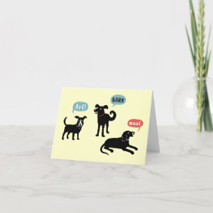 Carte Arf Bark Woof