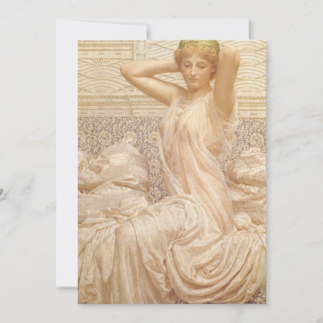 Carte Argent d'Albert Joseph Moore, Beaux-Arts victorien (Devant)