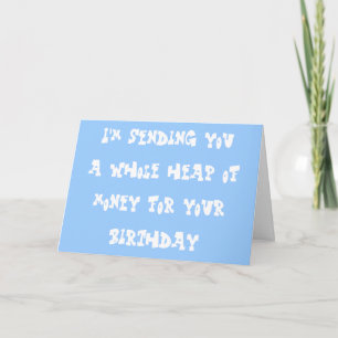 Carte Argent d'anniversaire