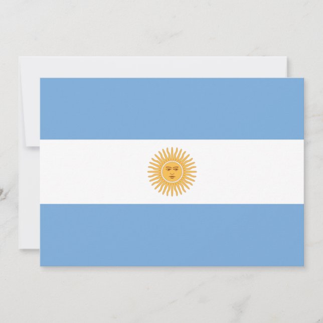 Carte Argentine (Devant)