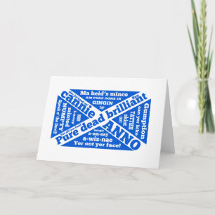 Carte Argot écossais et expressions