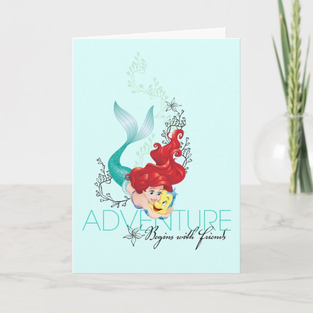 Carte Ariel | L'aventure commence avec des amis (Devant)