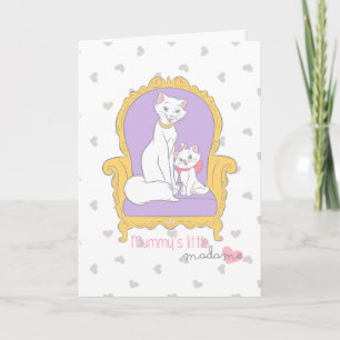 Carte Aristocats   La petite Madame de maman