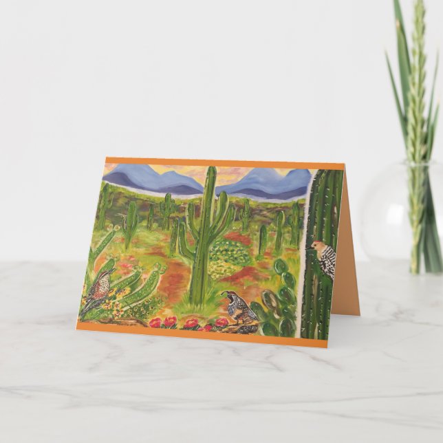 Carte Arizona Desert Art (Devant)