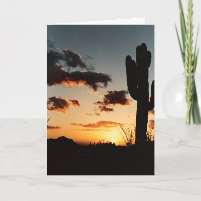Carte Arizona Sunet Photo Fête des pères (Devant)