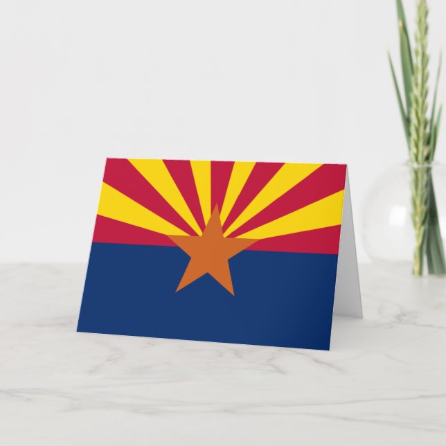 Carte Arizonan Flag, Flag of Arizona (Devant)