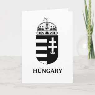 Carte Armoiries hongroises Art monochrome contemporain