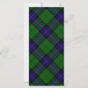 Carte Armstrong clan tartan bleu vert plaid