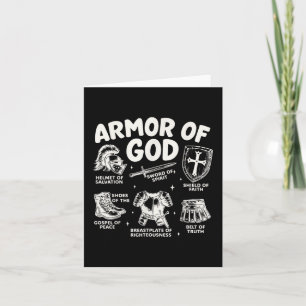 Carte Armure De Dieu Bataille Chrétienne Porte Bible Ver