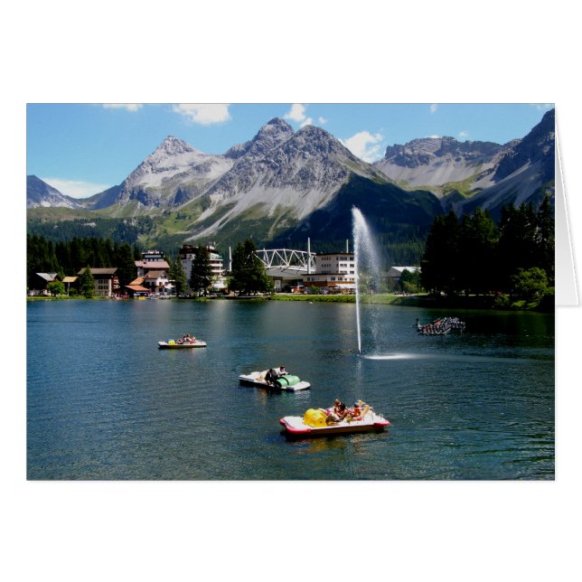 Carte Arosa en Suisse (Devant horizontal)