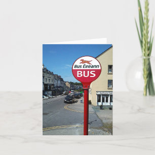 Carte Arrêt de bus, Irlande