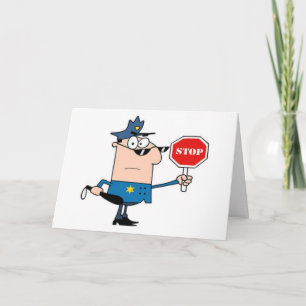 Carte ARRÊTÉ PAR LA COP HAPPY 16ème ANNIVERSAIRE