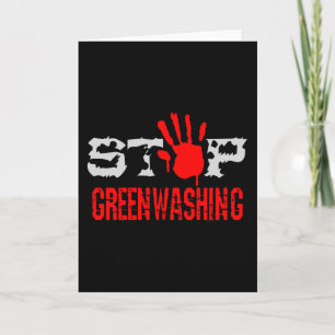 Carte Arrêter le lavage au vert