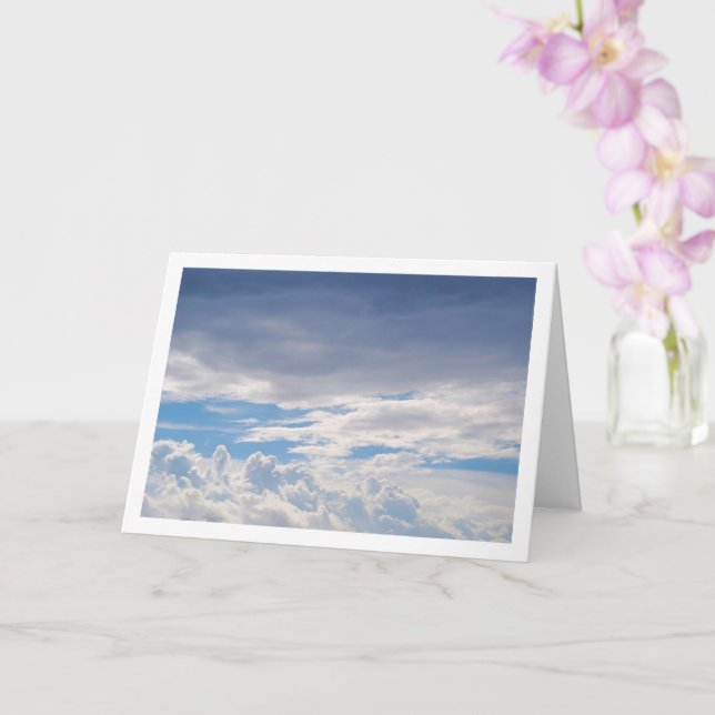 Carte Arrière - plan Cloudscape (Orchidée)