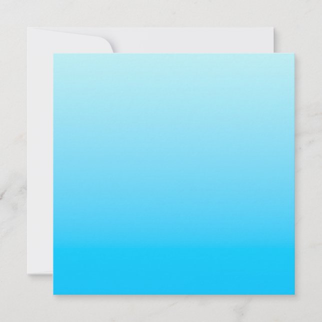 Carte Arrière - plan de dégradé de couleur bleu (Devant)