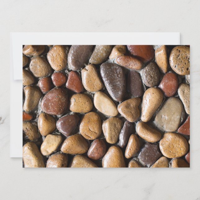 Carte Arrière - plan de galets (Devant)