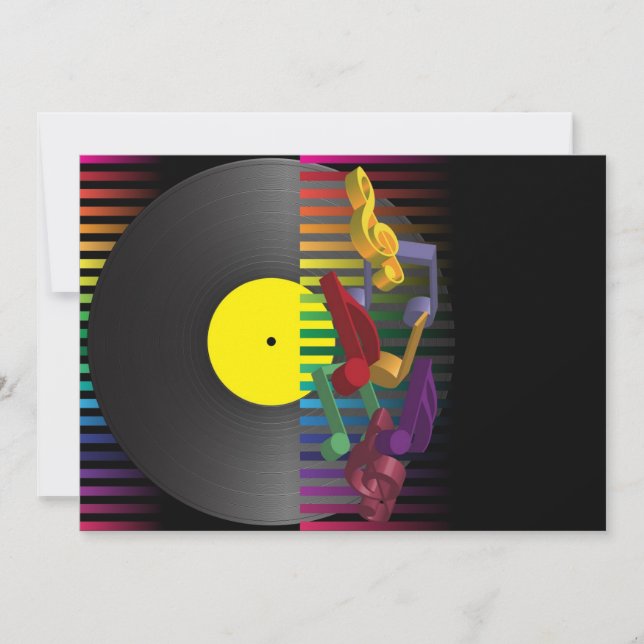 Carte Arrière - plan du parti rétro (Devant)