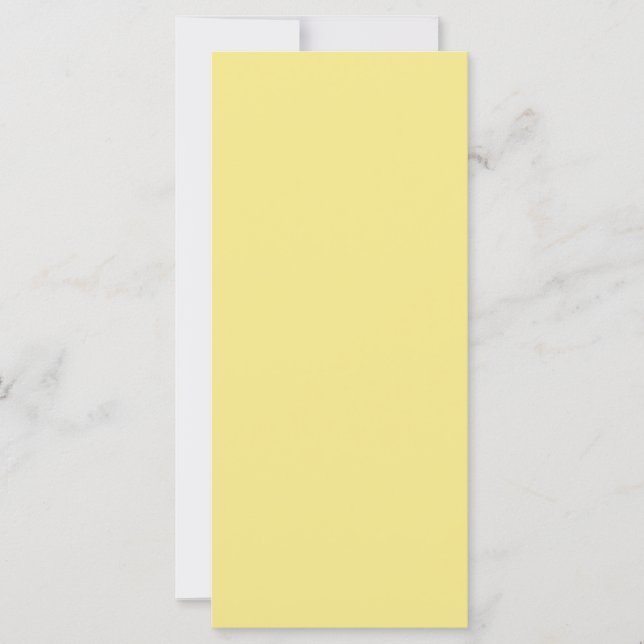 Carte Arrière - plan jaune pastel doux prêt à customiser (Devant)