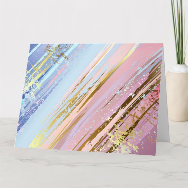 Carte Arrière - plan rose texturé (Devant)