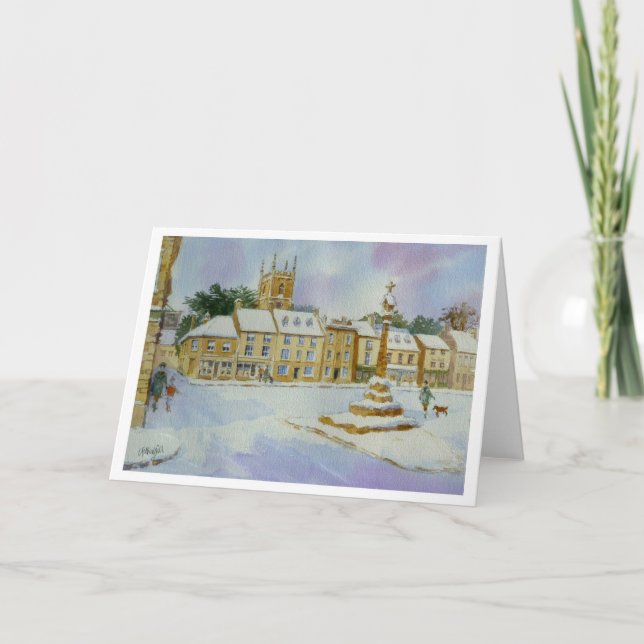 Carte Arrimage sur la haute plaine dans la neige (Devant)