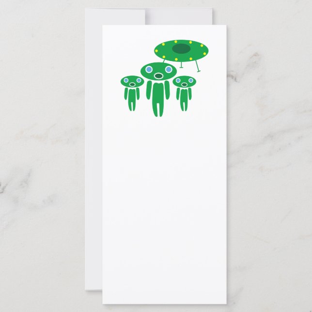 Carte arrivée des Aliens (Devant)