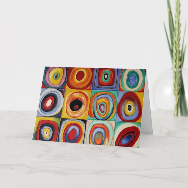 Carte Art abstrait de Kandinsky (Devant)