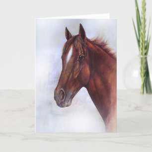 Carte Art animalier de chuchotement de cheval