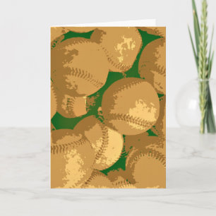 Carte Art baseball Pop Art