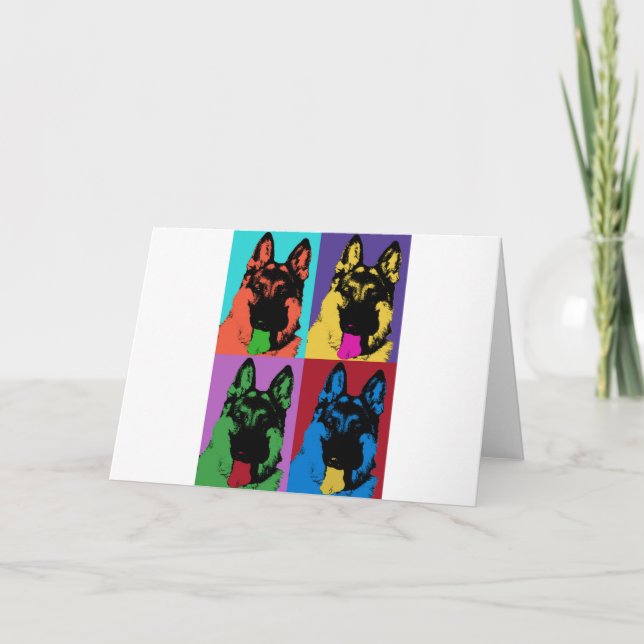 Carte Art berger allemand (Devant)