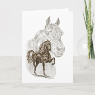 Carte Art de cheval de Morgan