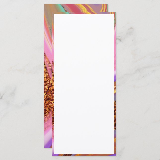 Carte art de couleur vibratoire (Devant / Derrière)