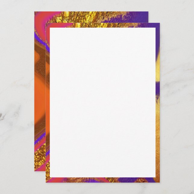 Carte art de couleur vibratoire (Devant / Derrière)