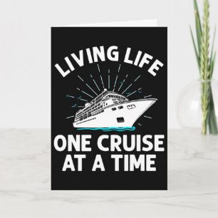 Carte Art de croisière drôle Hommes Femmes Famille Vacan