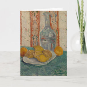 Carte Art de cuisine vintage Van Gogh - Nature morte au 