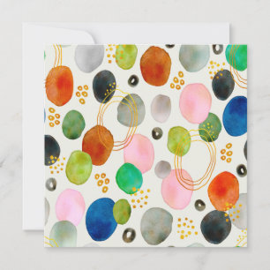 Carte Art de la Parties scintillant d'or de galets Abstr