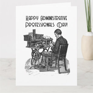 Carte Art de l'homme de jour professionnel administratif