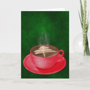 Carte Art de Noël Cappuccino