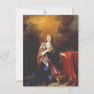 Carte Art de sainte Marguerite d'Écosse