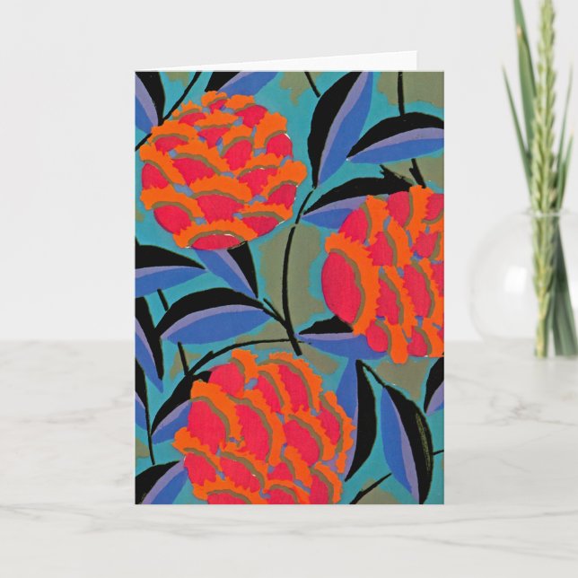 Carte Art Déco de Seguy #2 à Emporio Moffa (Devant)