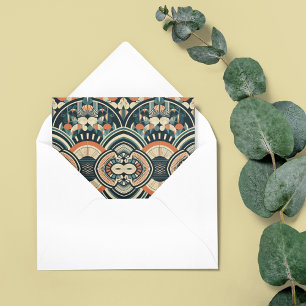 Carte Art déco scandinave