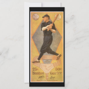 Carte Art d'étiquette de produit vintage, Boston Garter 