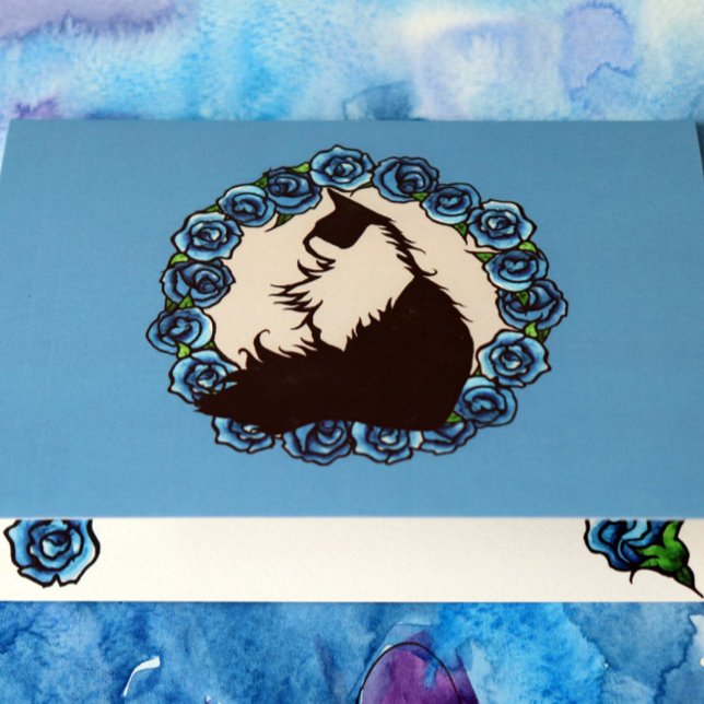 Carte Art du chat smoking de printemps (Créateur téléchargé)