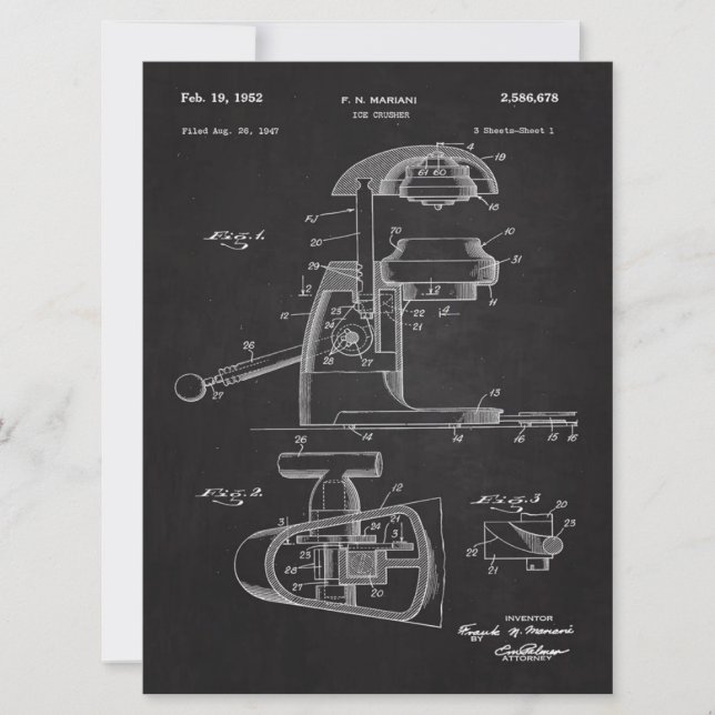 Carte Art du Croiseur de glace 1947 (Devant)