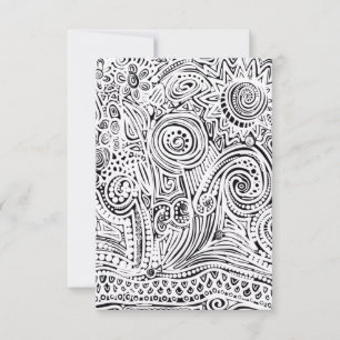 Carte Art Gratte Noir Et Blanc