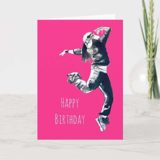 Carte Art hip hop cool (Devant)