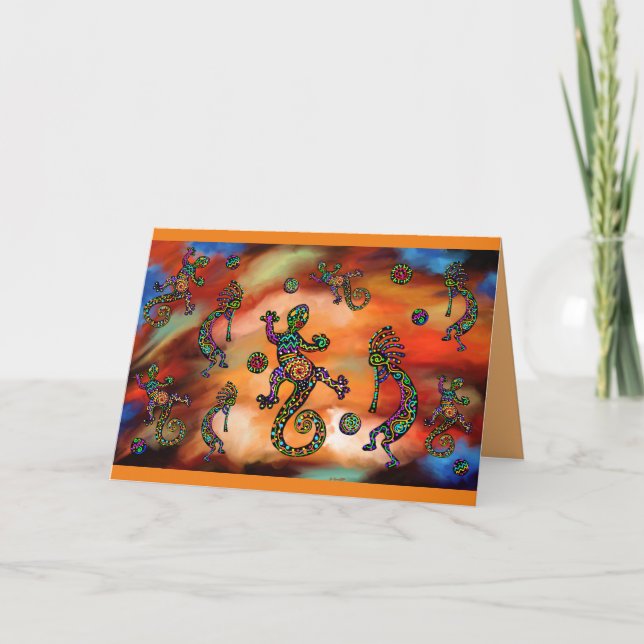 Carte Art Kokopelli (Devant)